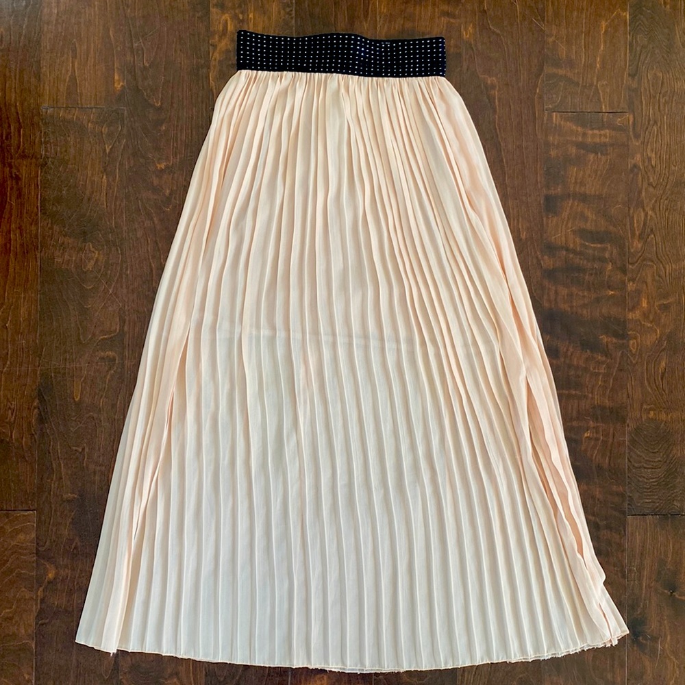 Vintage Chiffon Silk Max skirt -M/L